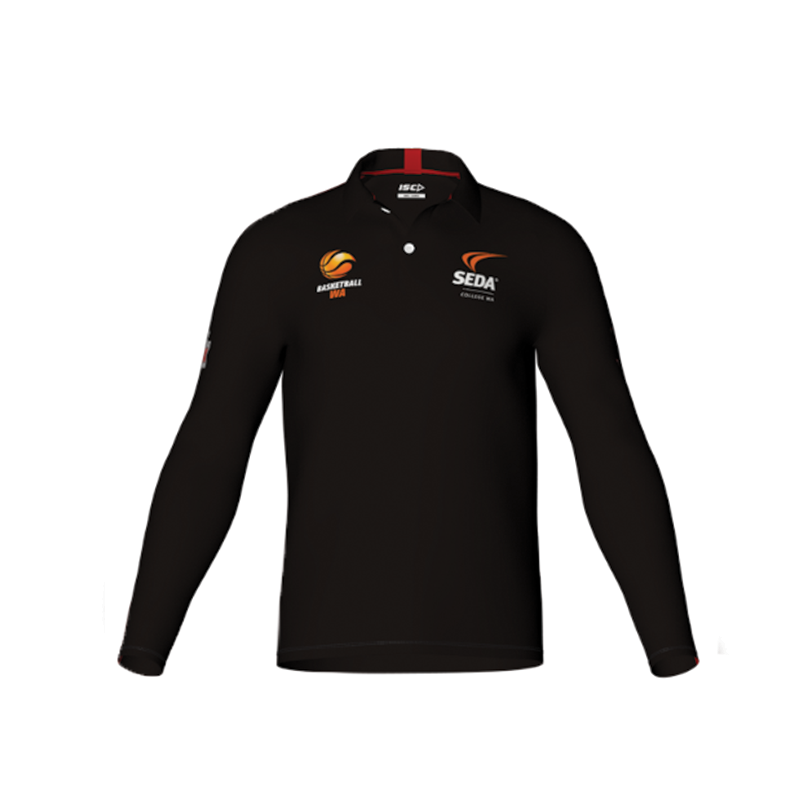 Basketball WA Long Sleeve Polo