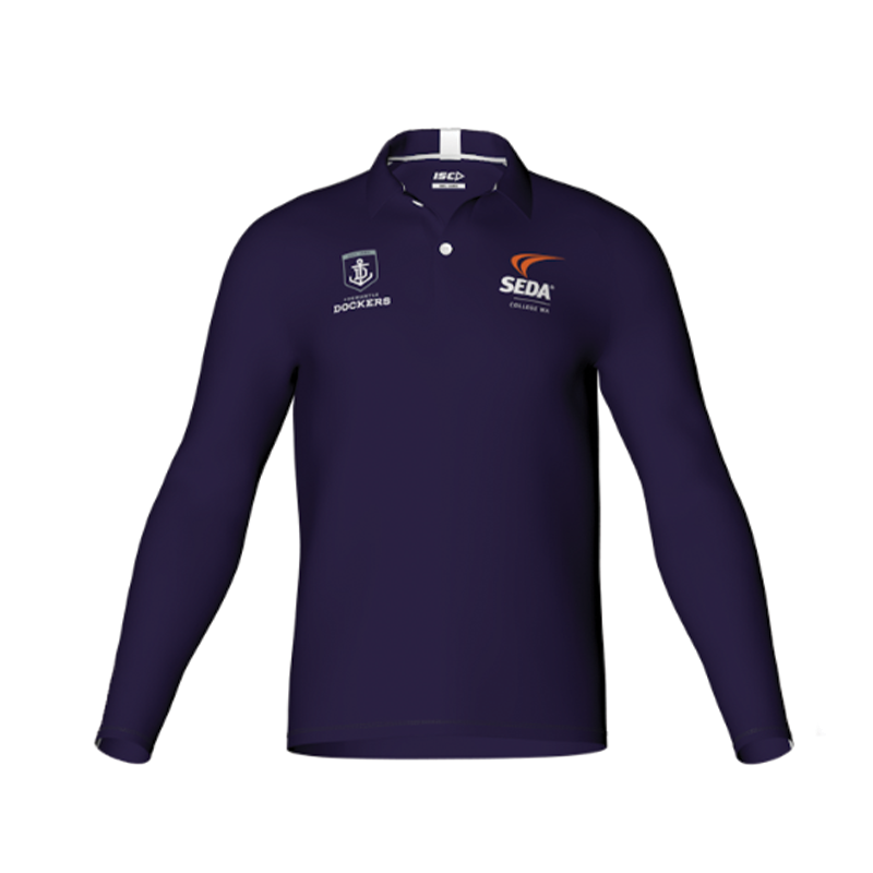 Fremantle Dockers Long Sleeve Polo