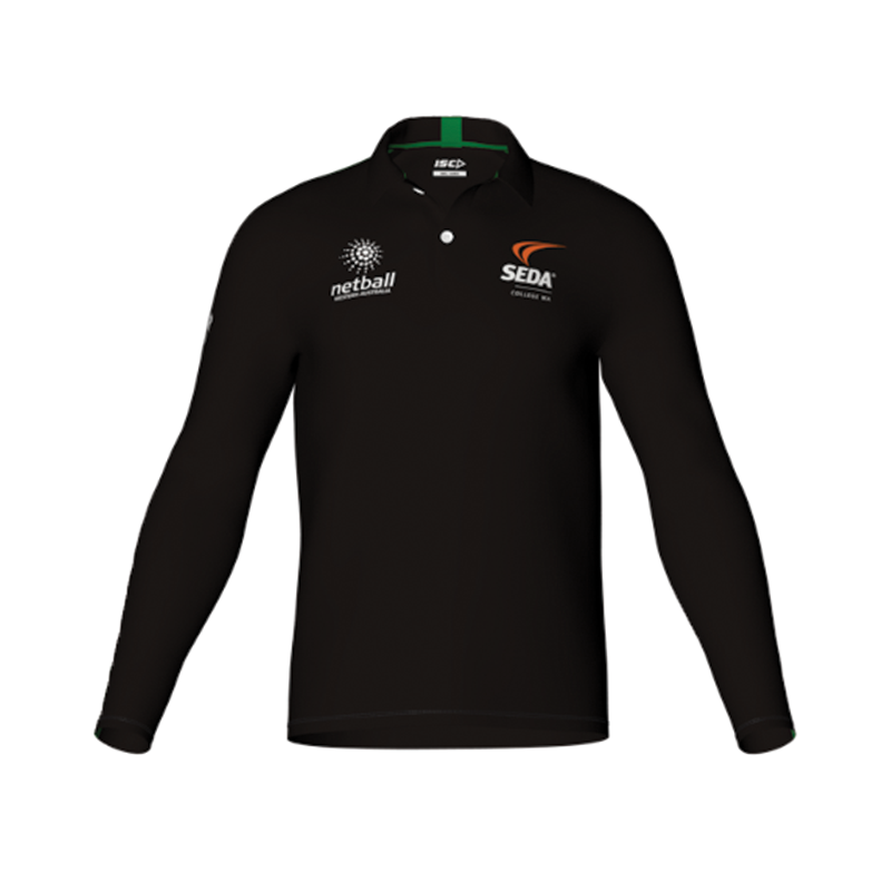 Netball WA Long Sleeve Polo